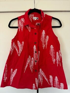 Sig Zane Small Women's Button Up Tank